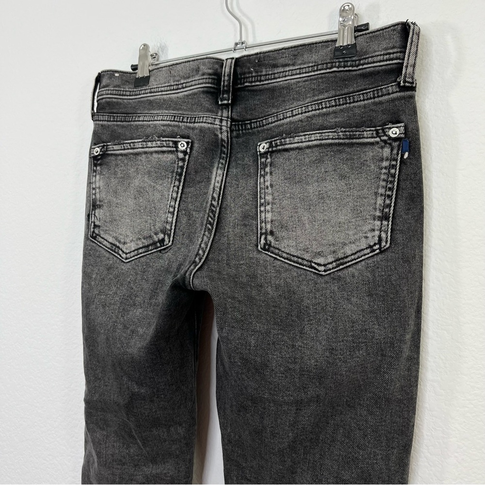 Anthropologie Pilcro Distressed‎ Slim Boyfriend Jean Black size 26 - Picture 6 of 12